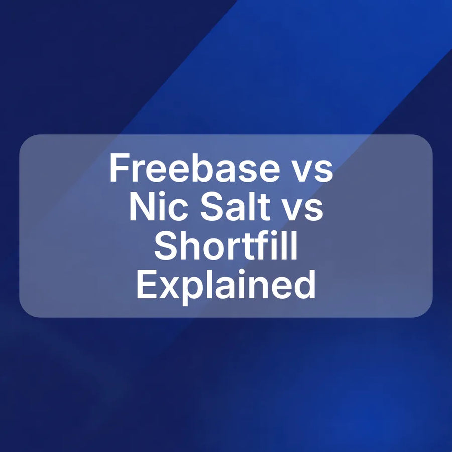 Freebase vs Nic Salt vs Shortfill Explained